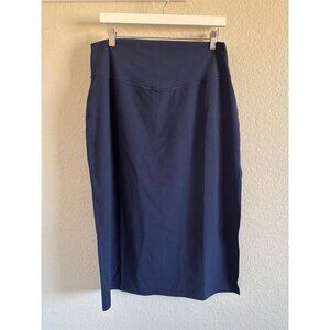 Offline by Aerie Navy Blue Womens Knee Length Pencil Skirt